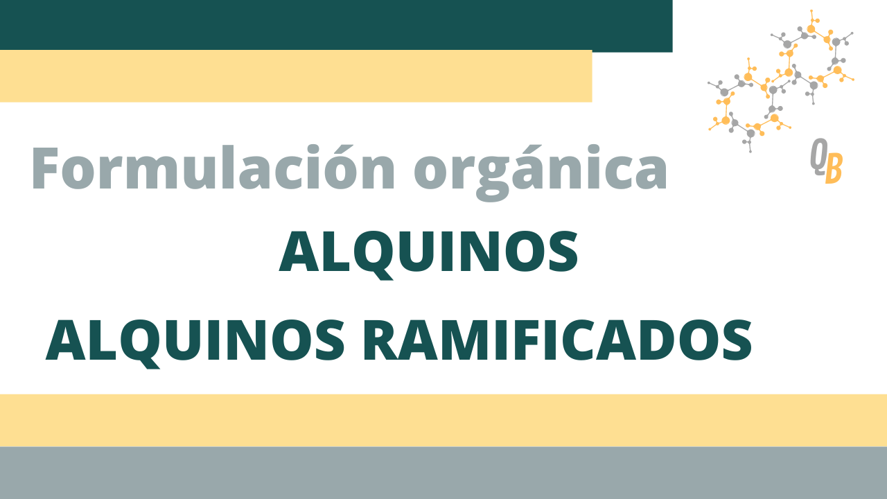 Formulación orgánica alquinos