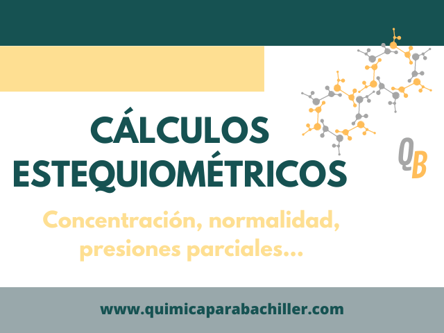 CÁLCULOS ESTEQUIOMÉTRICOS