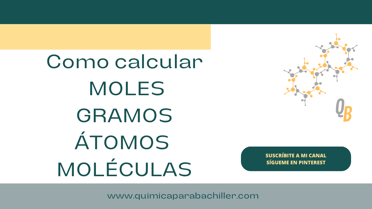 MOLES QUIMICA PARA BACHILLER