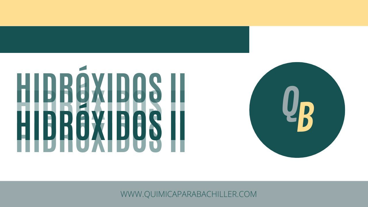hidroxido quimica bachiller