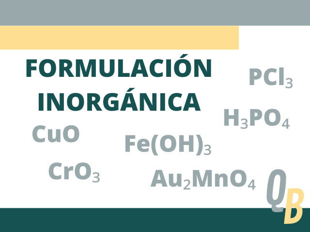 Formulación inorgánica